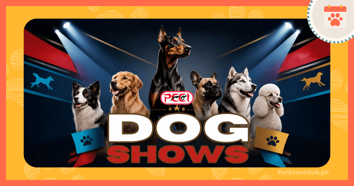 pcci dogshows poster with various dog breeds